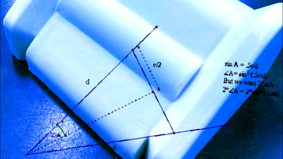 Savesight Pillow with nighttime blue shading angled