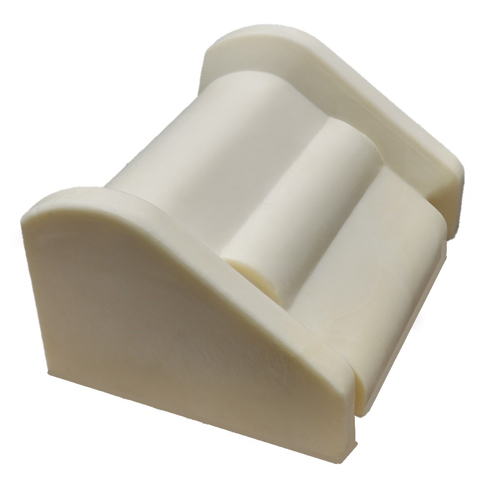 Shaded side view of Savesight Pillow with visible front